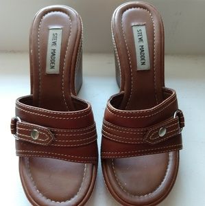 Steve Madden Leather Wedges